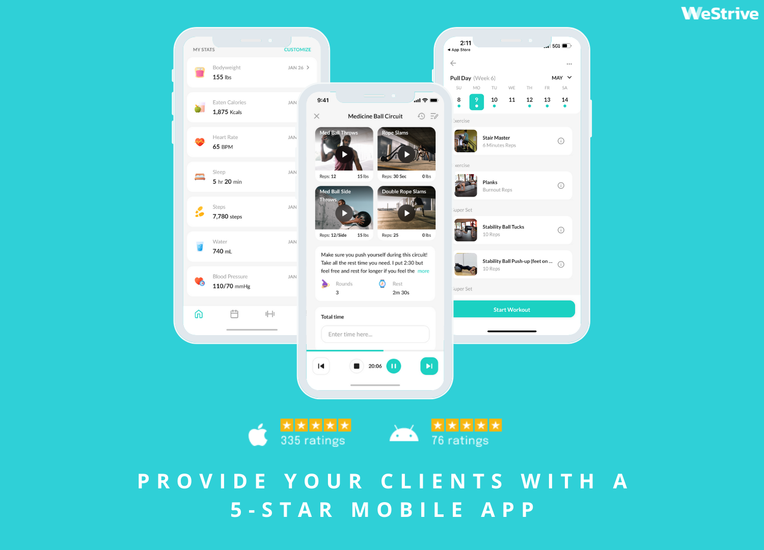 Provide your clients with a 5-star mobile app