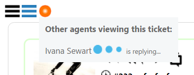 EvantoDesk screenshot: The Collision Detector ensures that responses to customer emails are not duplicated