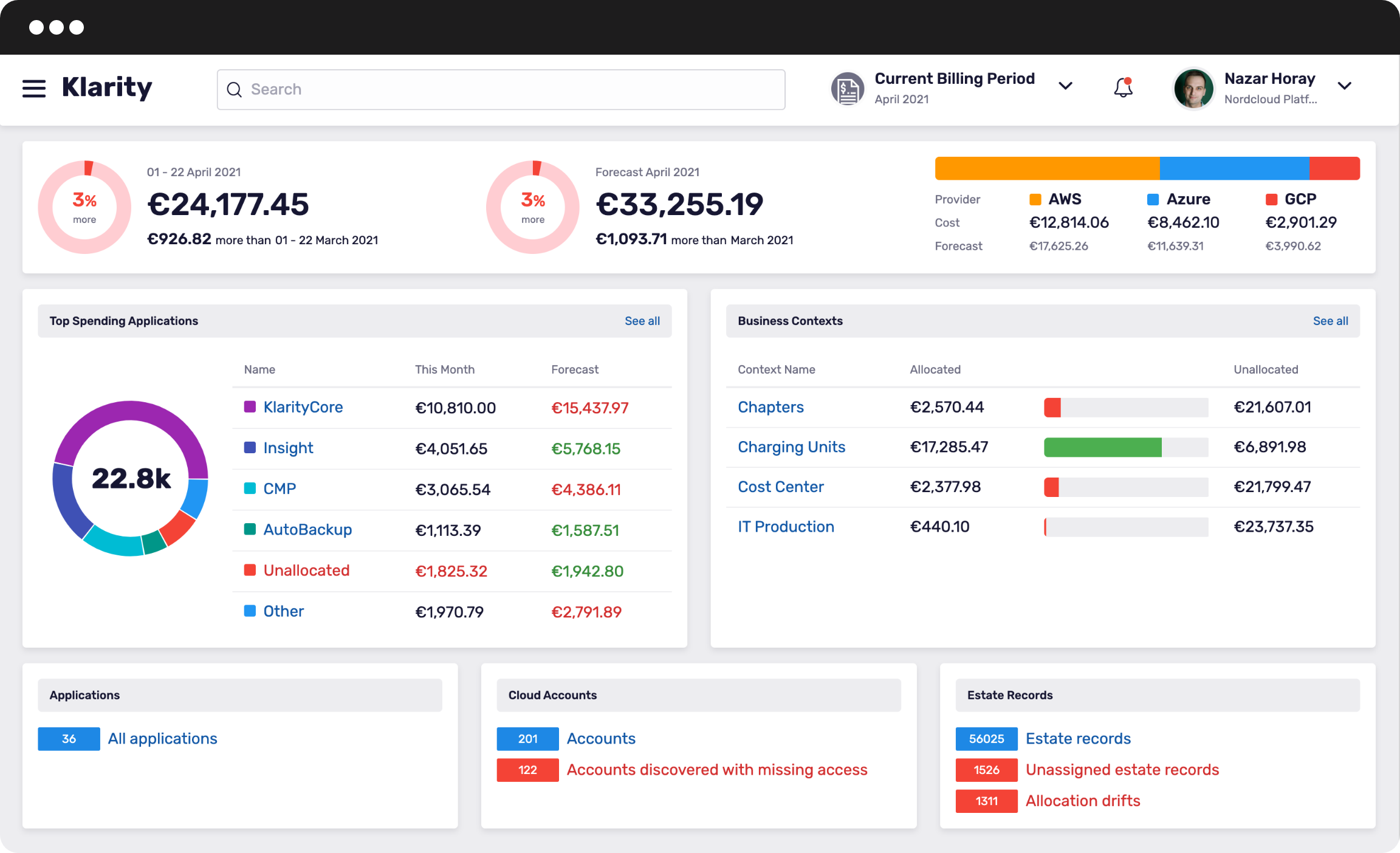 Nordcloud Klarity Core 소프트웨어 - 1