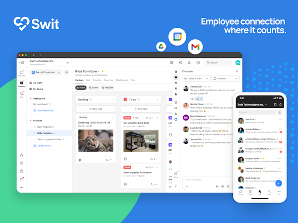 Swit screenshot: Swit: Employee connection where it counts