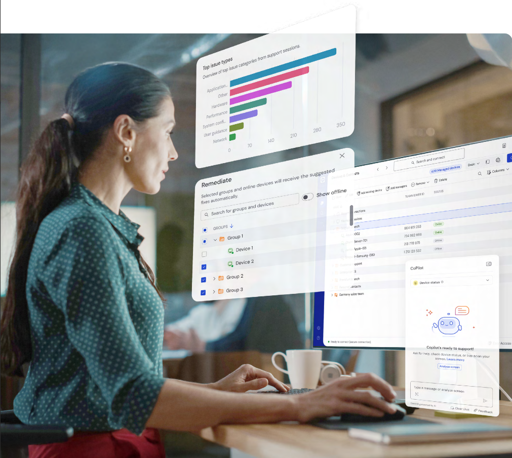 TeamViewer Software - AI, automation, and remediation.