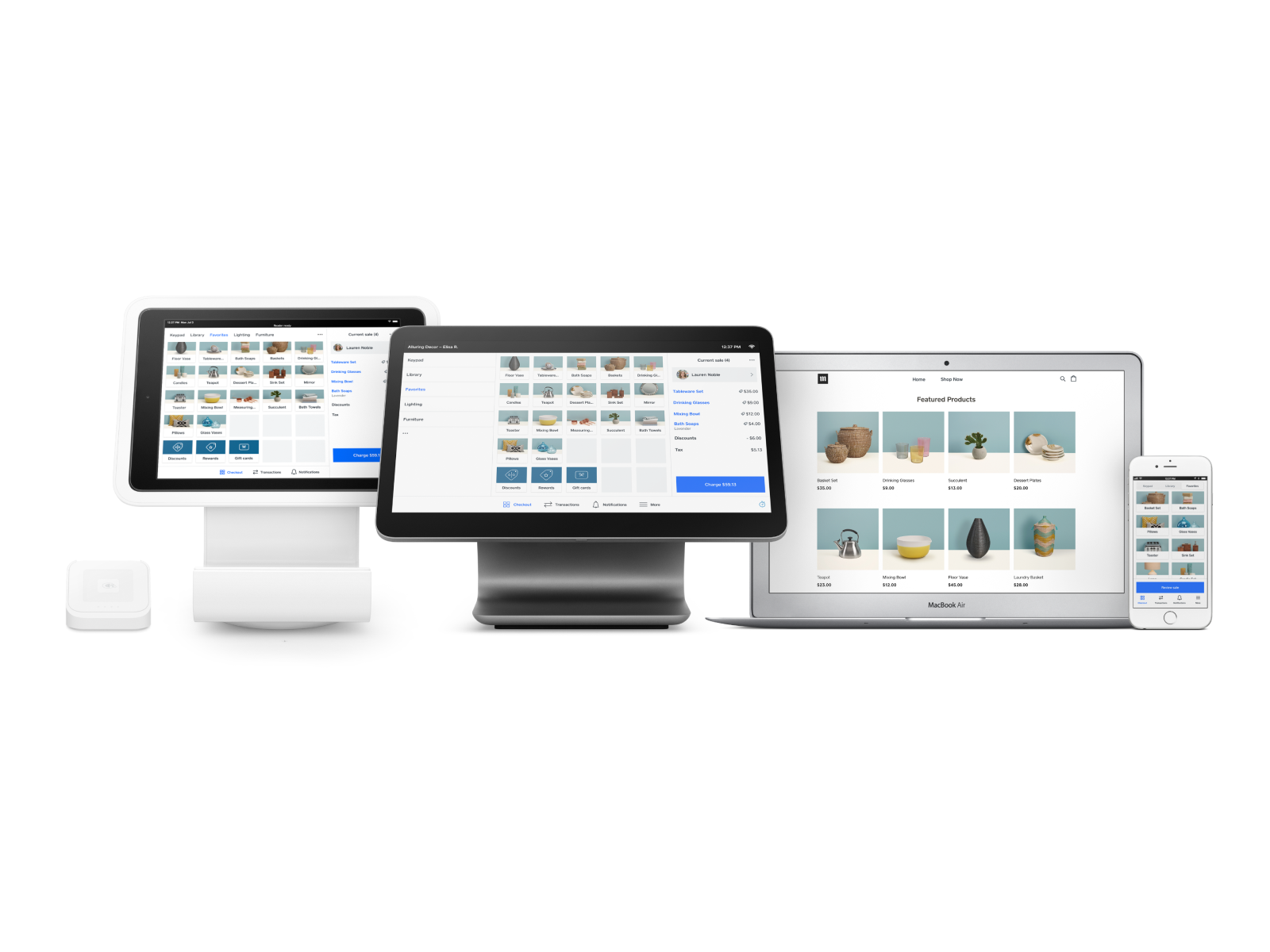 Square Point of Sale Software - Sell at the counter, on the go, or online, so you never miss a sale.