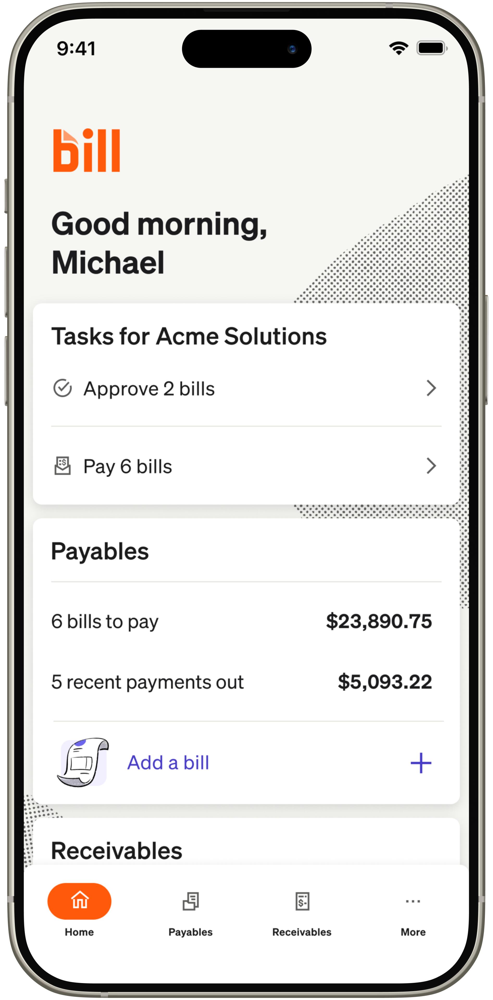BILL Accounts Payable & Receivable