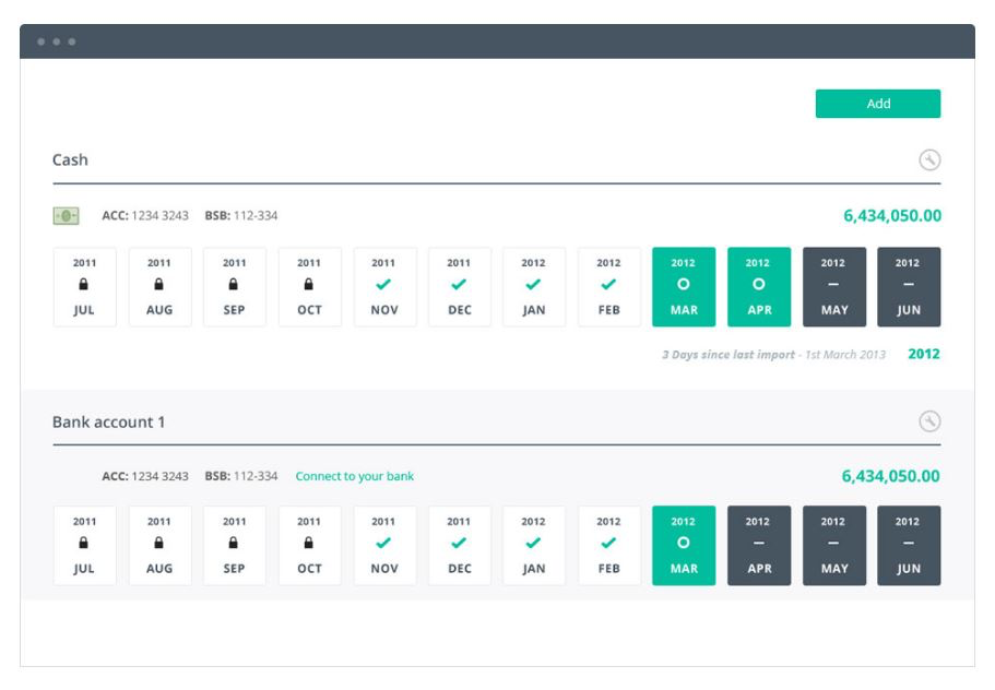 Allows users to reconcile bank transactions