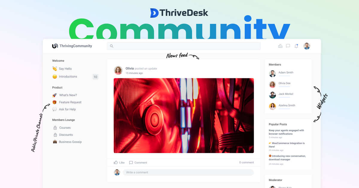 ThriveDesk Software - ThriveDesk community