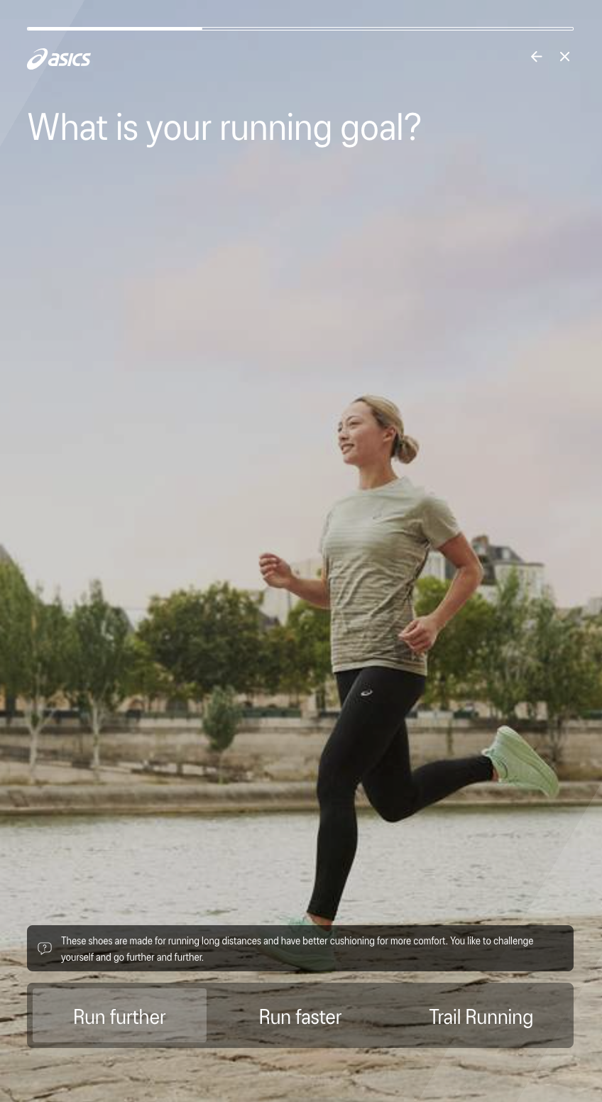 Crobox screenshot: Product finder