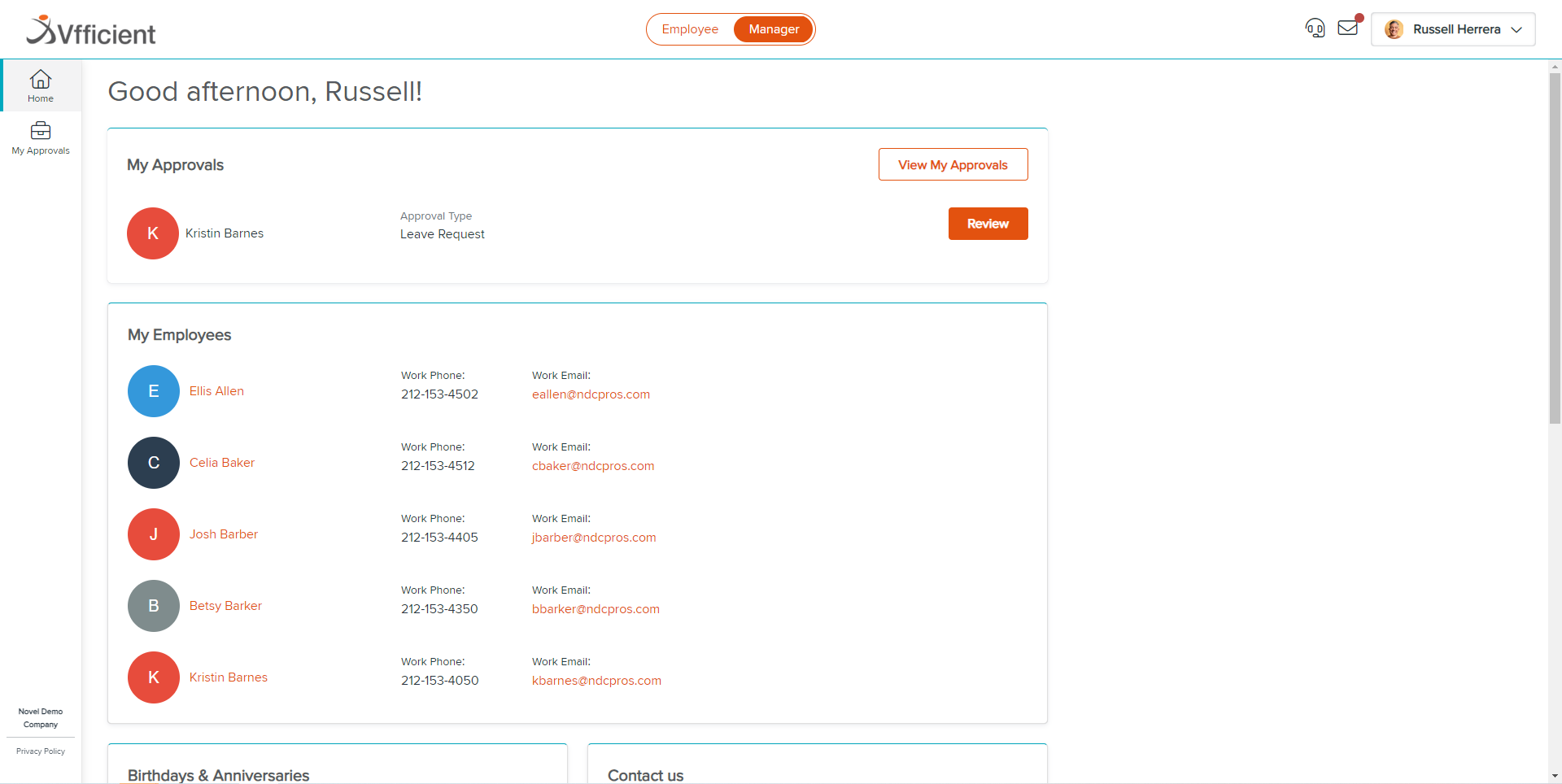 VensureHR screenshot