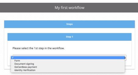 MyDocSafe Software - Creating a workflow