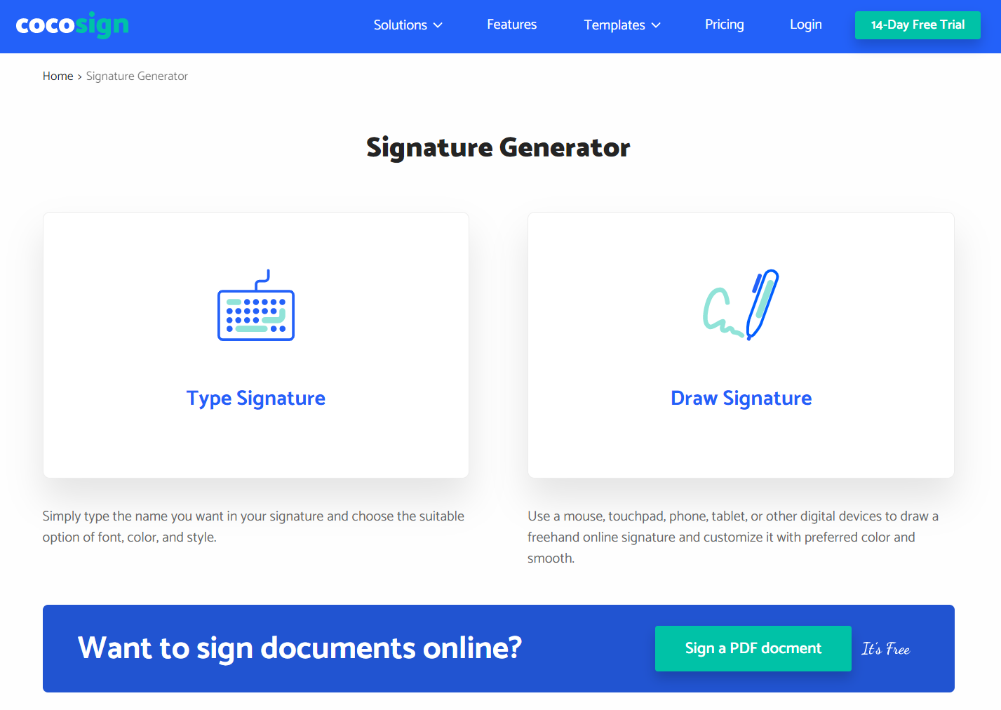 Signature Generator