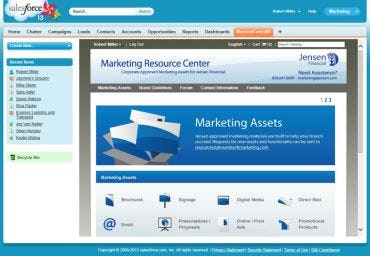 Marcom Portal Software - Marketing assets