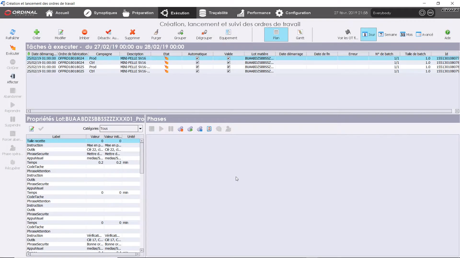 COOX screenshot: COOX orders