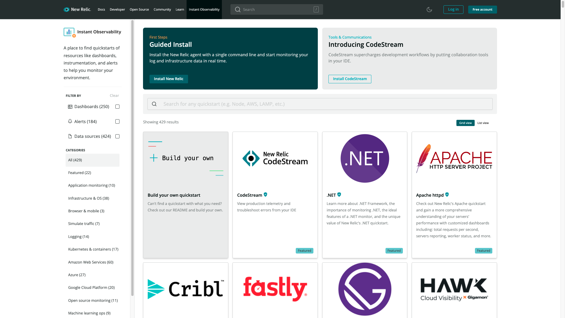 New Relic Software - New Relic Instant Observability