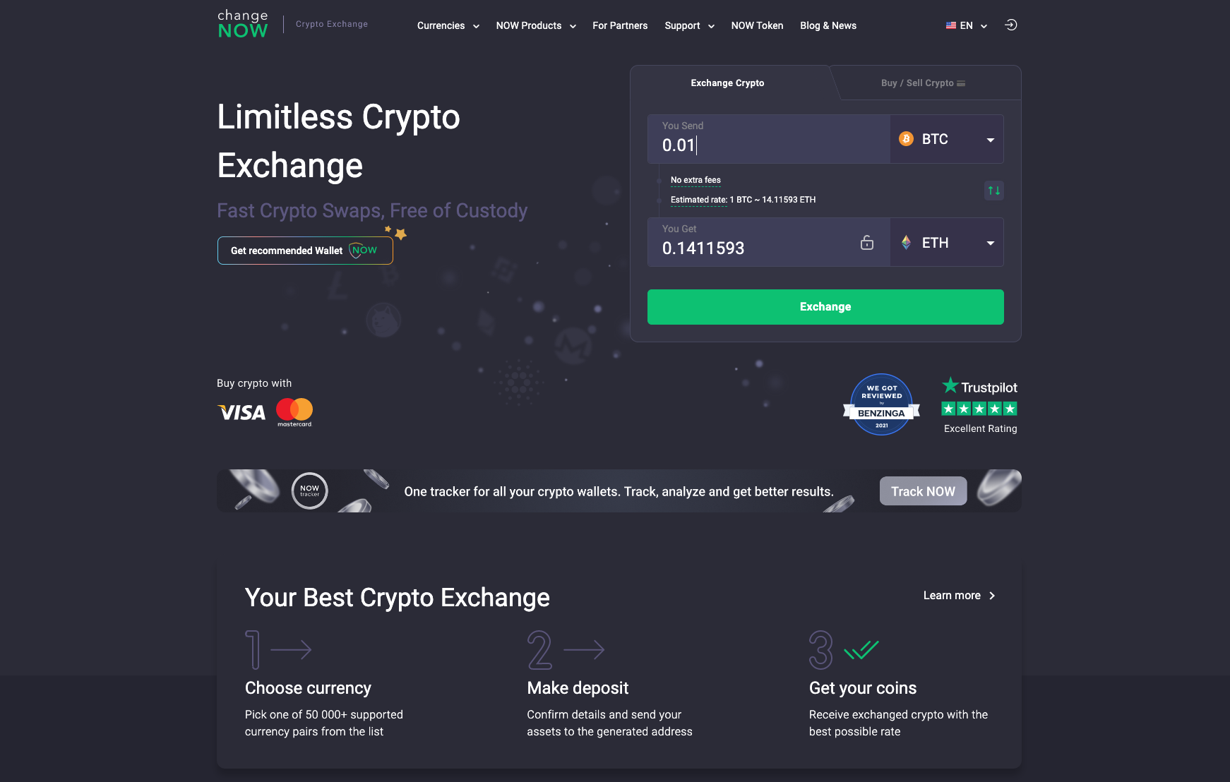 Changenow Fees