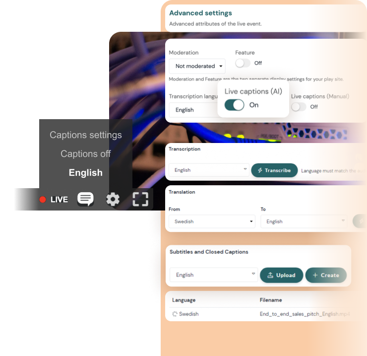 Quickchannel screenshot: Save time by transforming speech into text.