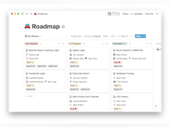 Notion Software - Notion project roadmap - thumbnail