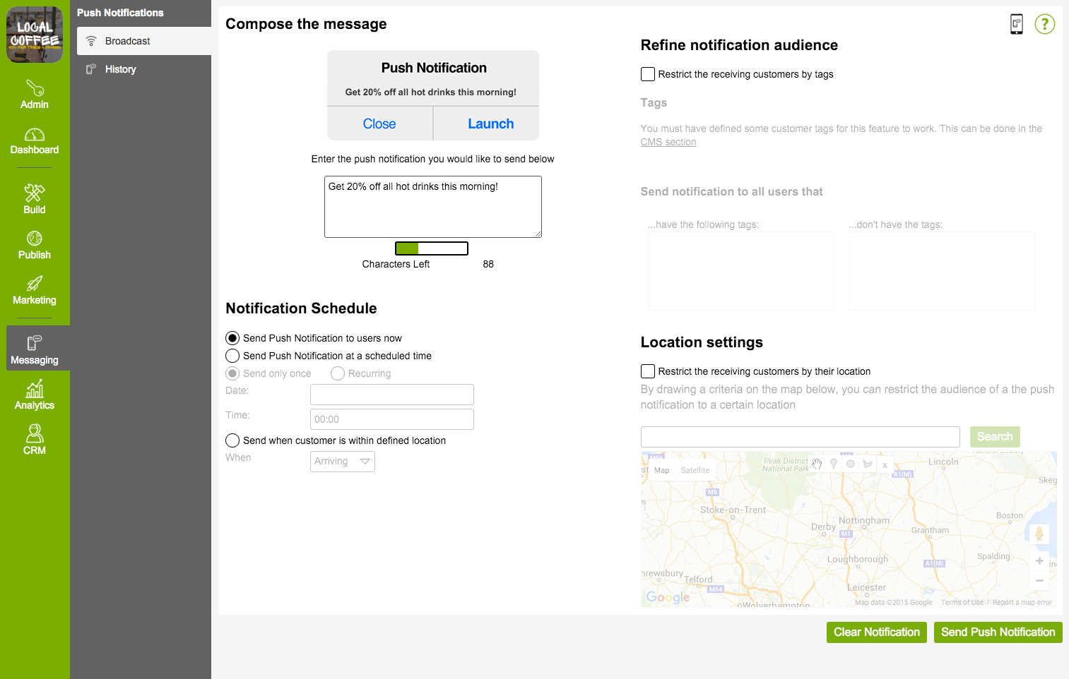 AppInstitute Software - Push Notification Manager