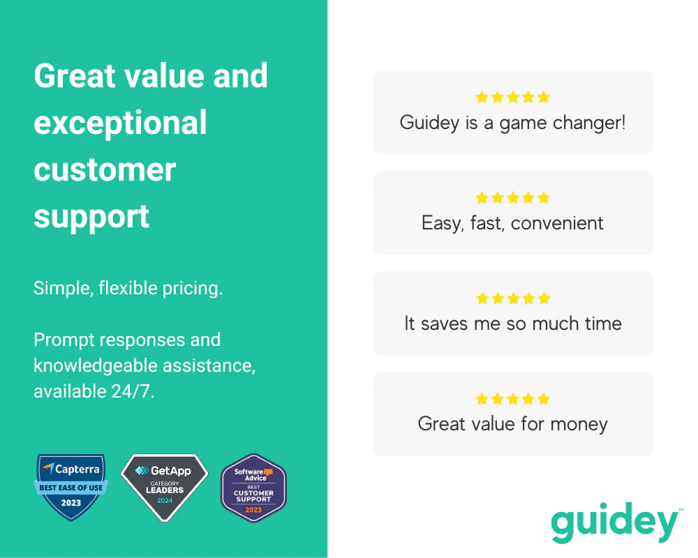 Guidely Subscription Guidey Pricing, Cost & Reviews - Capterra UK 2026