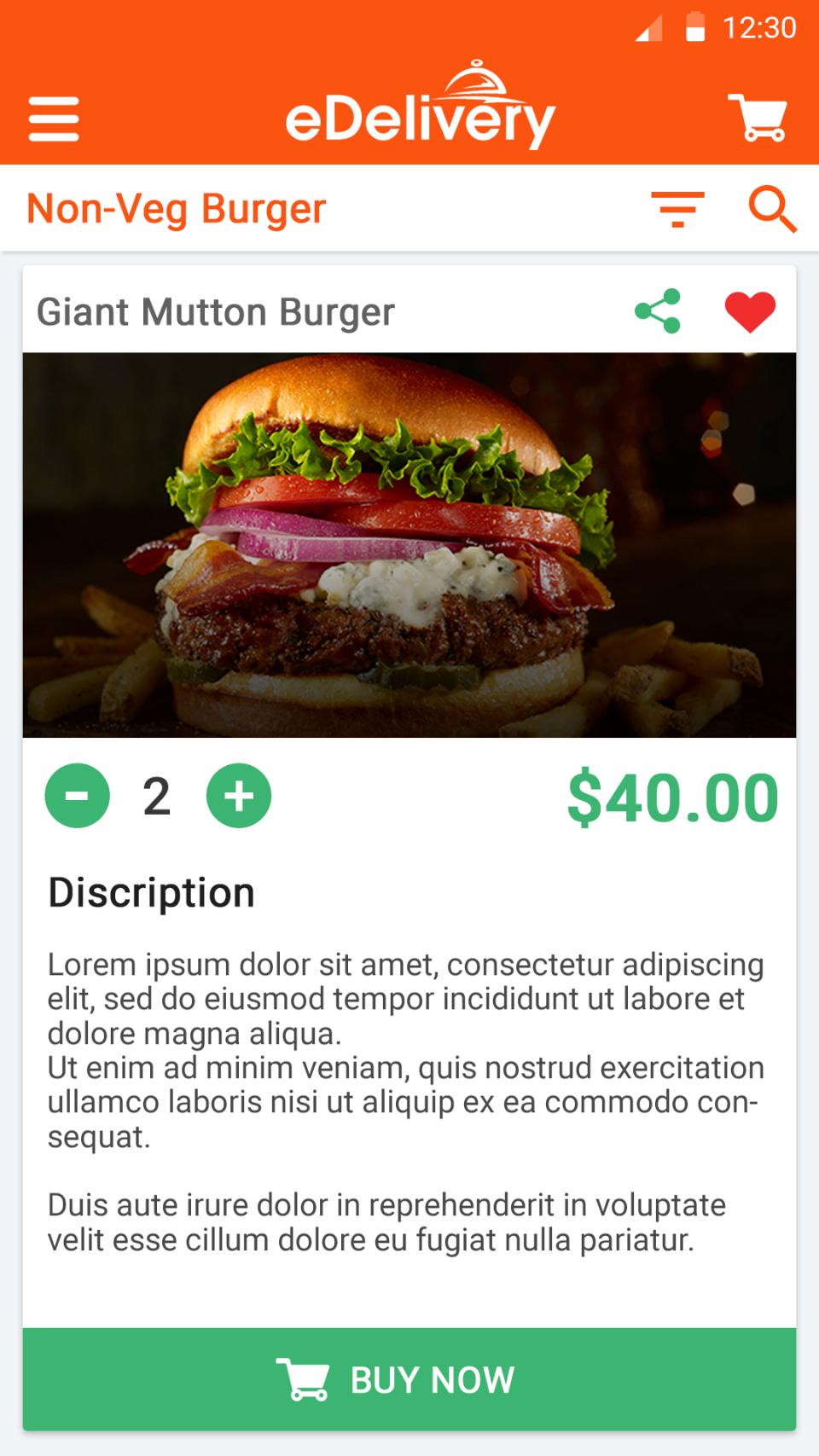 Product images, different options, and custom pricing can be added to menus