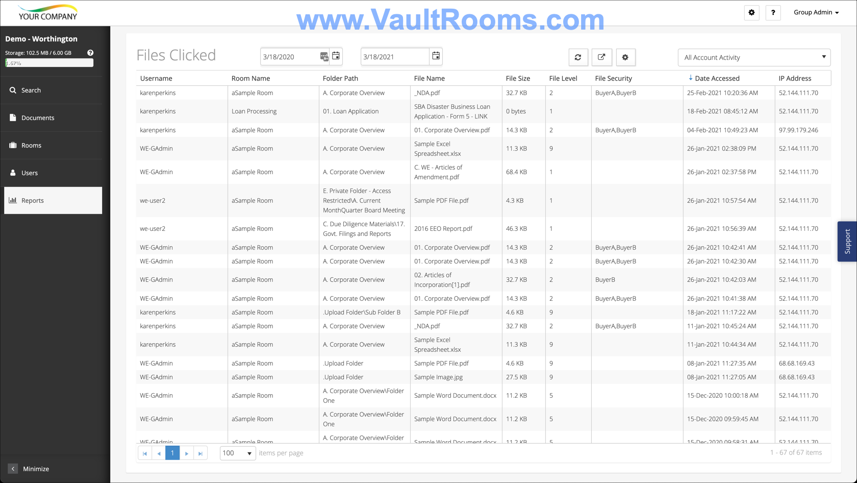 Vault Rooms Software - 4