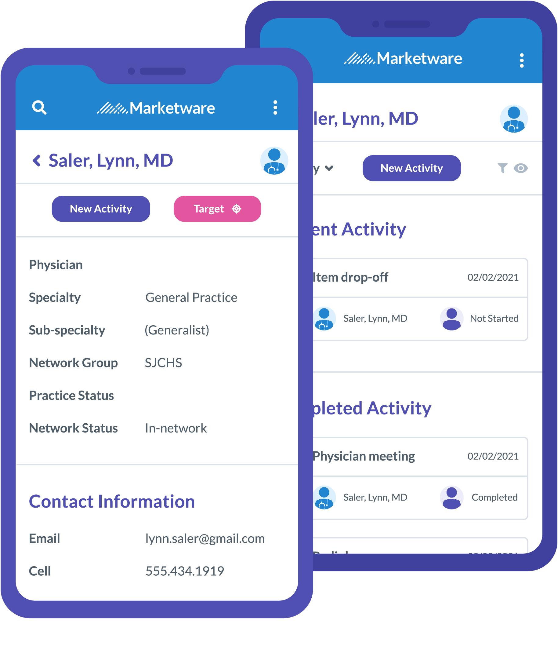 Physician Relationship Management — Our mobile-friendly solutions give liaisons the flexibility to work within the product while out in the field, ensuring tasks and notes are current.