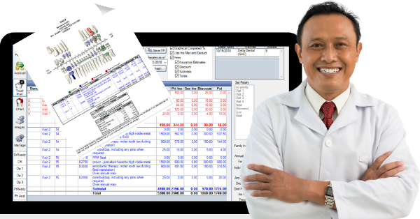 Practice-Web Software - Increase case acceptance with clear estimates. Easily broken down by option, visit, or stage, and with a tooth chart for easy identification, treatment plans can be digitally signed, stored, and sent.