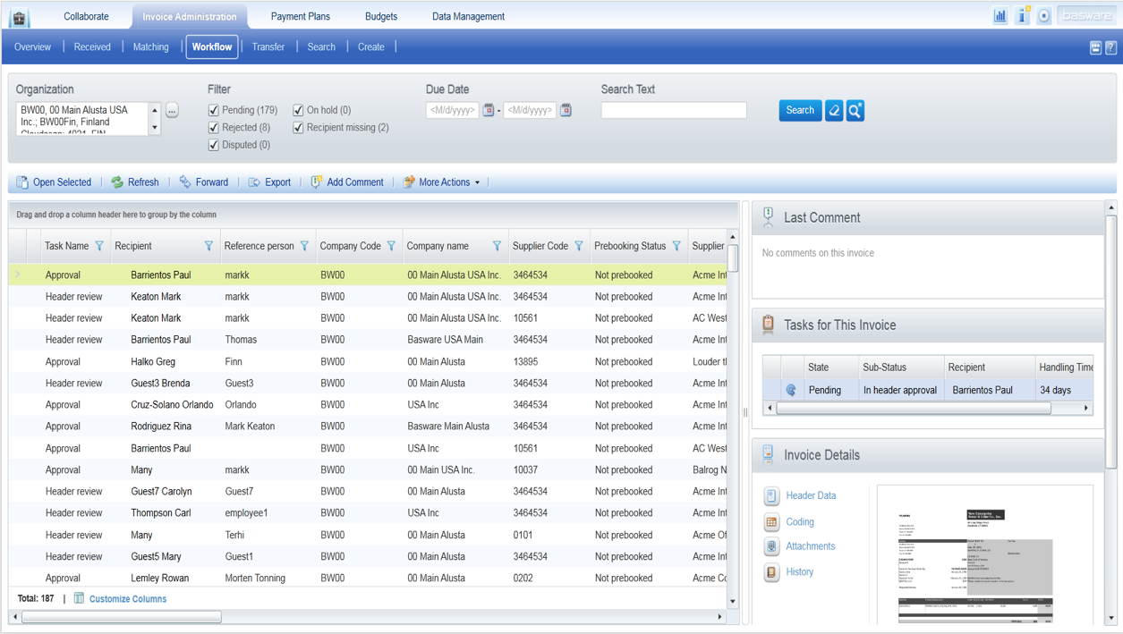 Basware Software 2021 Reviews, Pricing & Demo