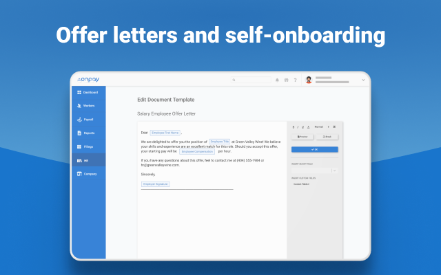 Automated onboarding