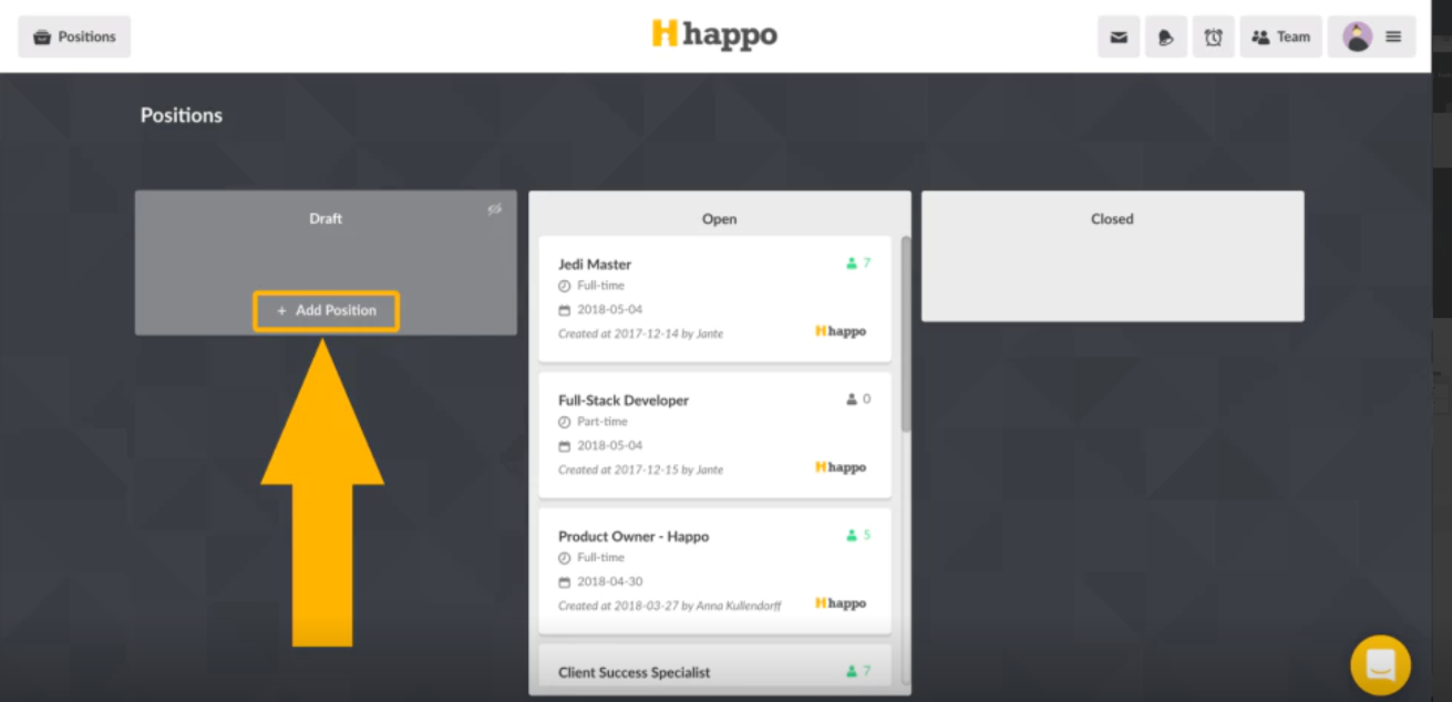 Happo add positions screenshot