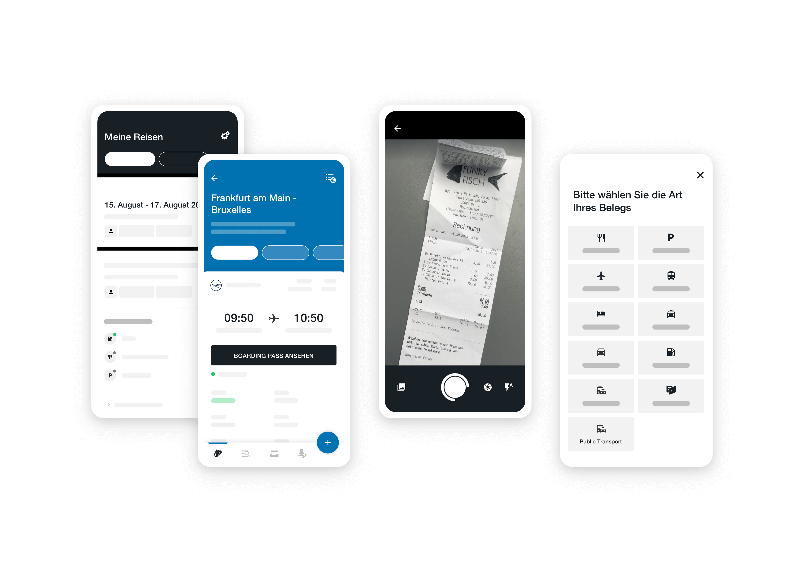 Digital receipt capture and expense submission