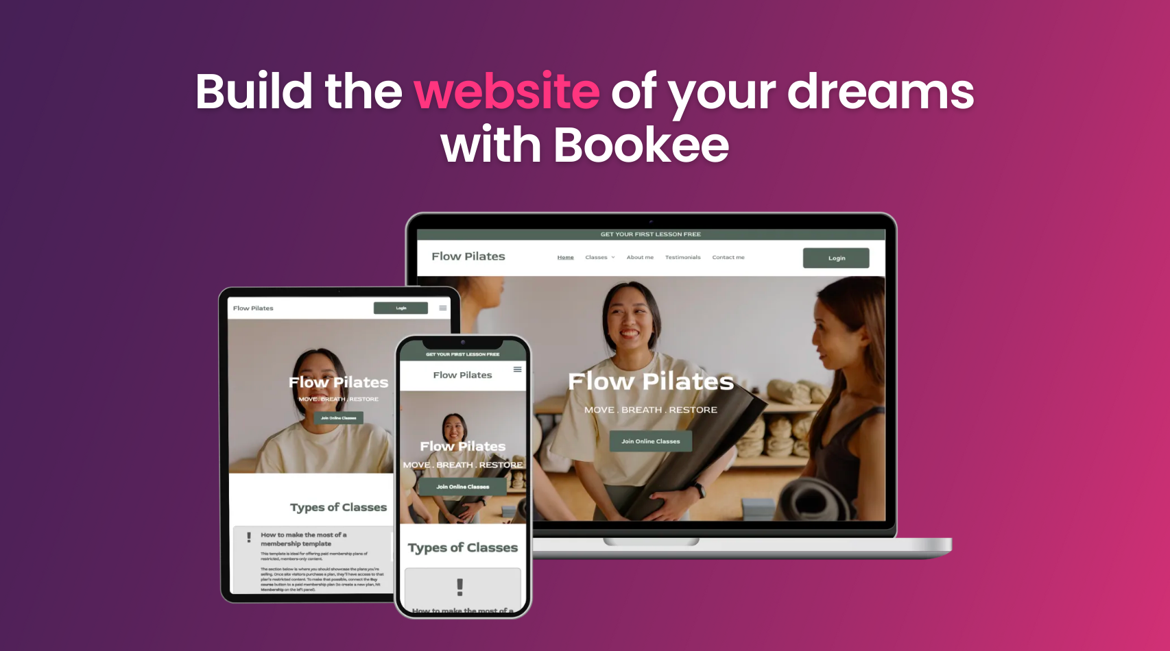 Bookee websites
