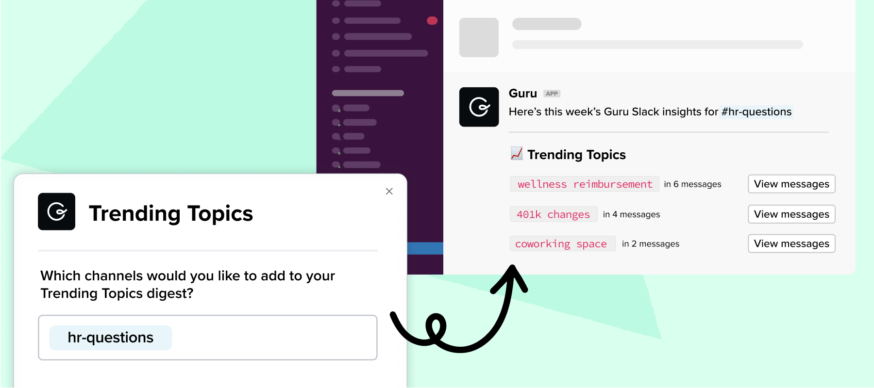 Let Guru's AI within Slack tell you what knowledge gaps you have