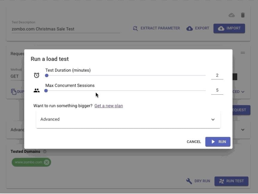 Loadmill Software - Loadmill load test