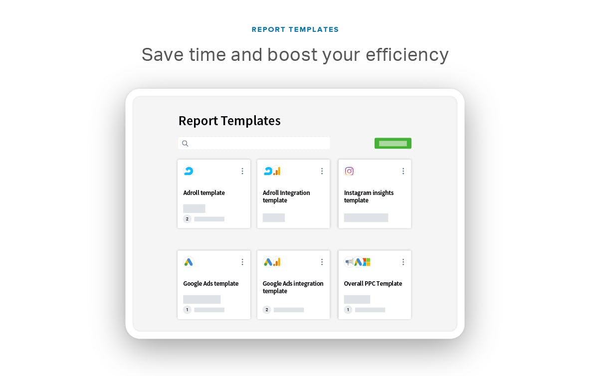 Swydo Software - Report templates