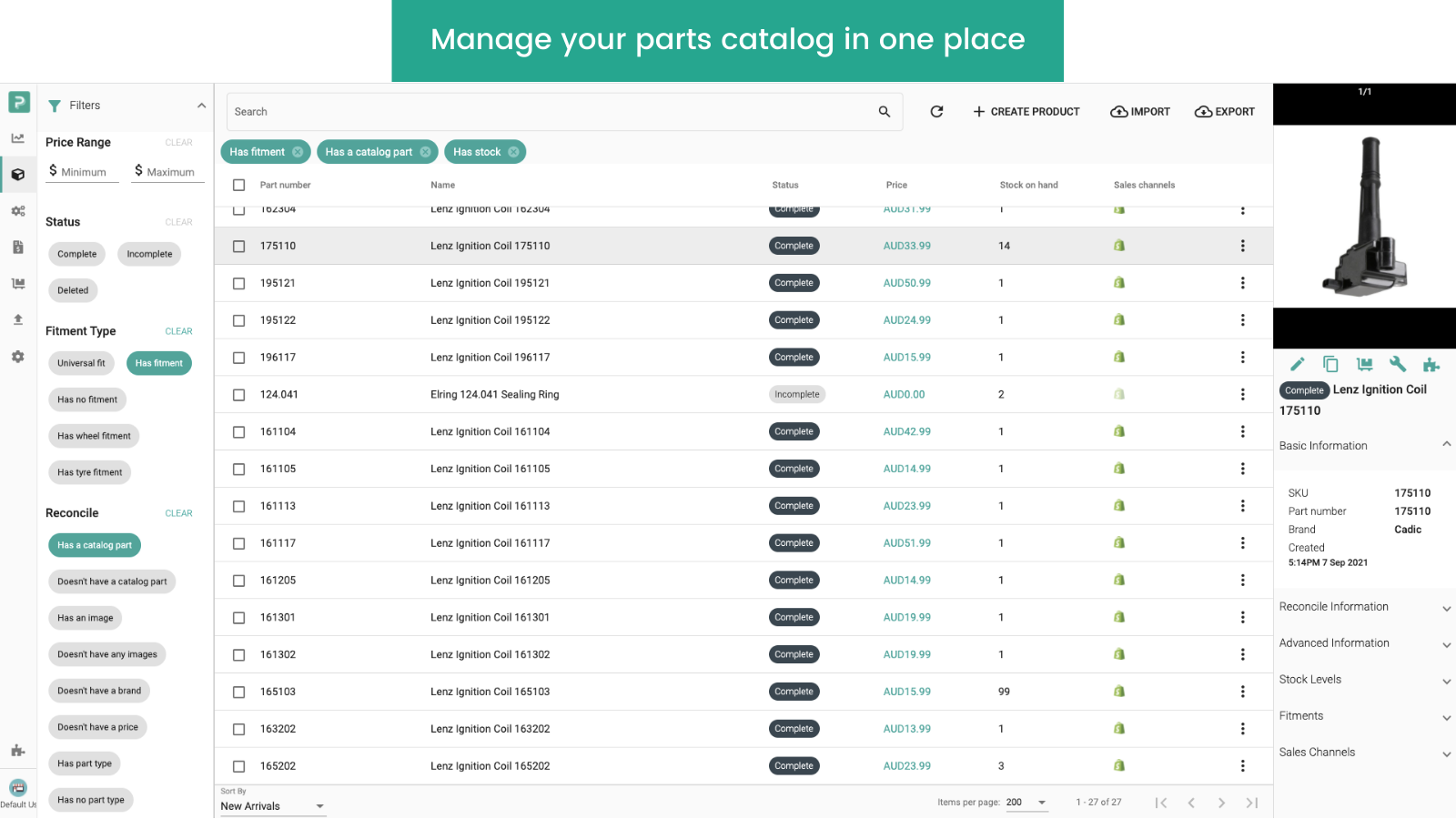 PartsPal Software - 1