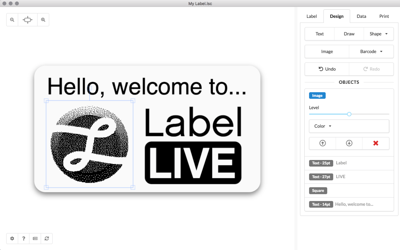 Label LIVE Logiciel - 1