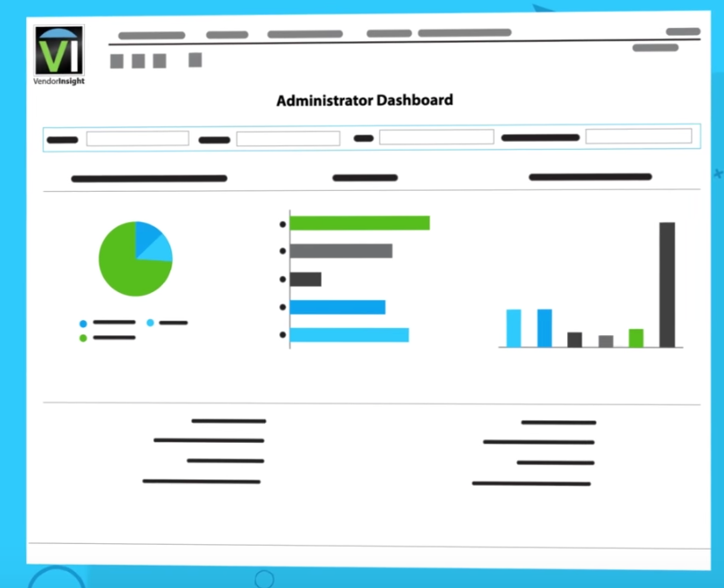 VendorInsight administrator dashboard screenshot