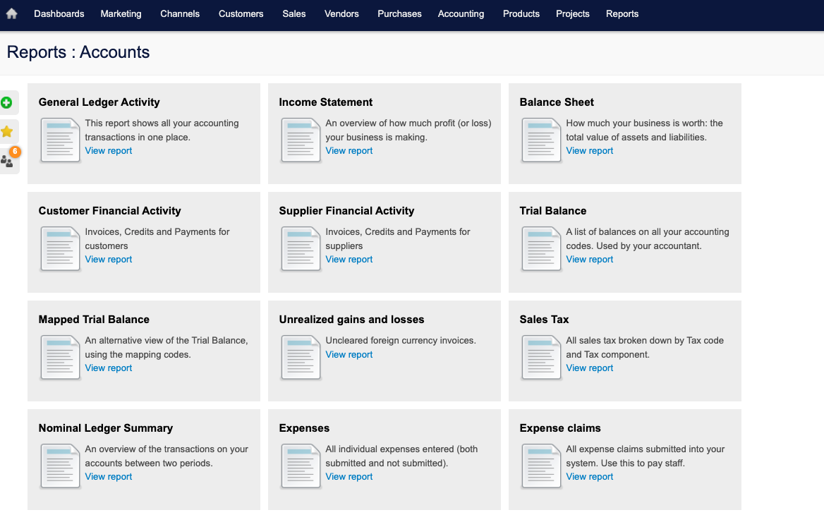 Brightpearl Software - Brightpearl reporting resources