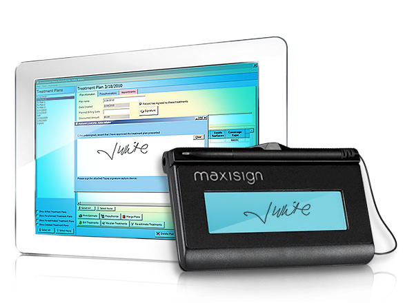 Maxident Software - Accept electronic signatures from patients with MaxiSign