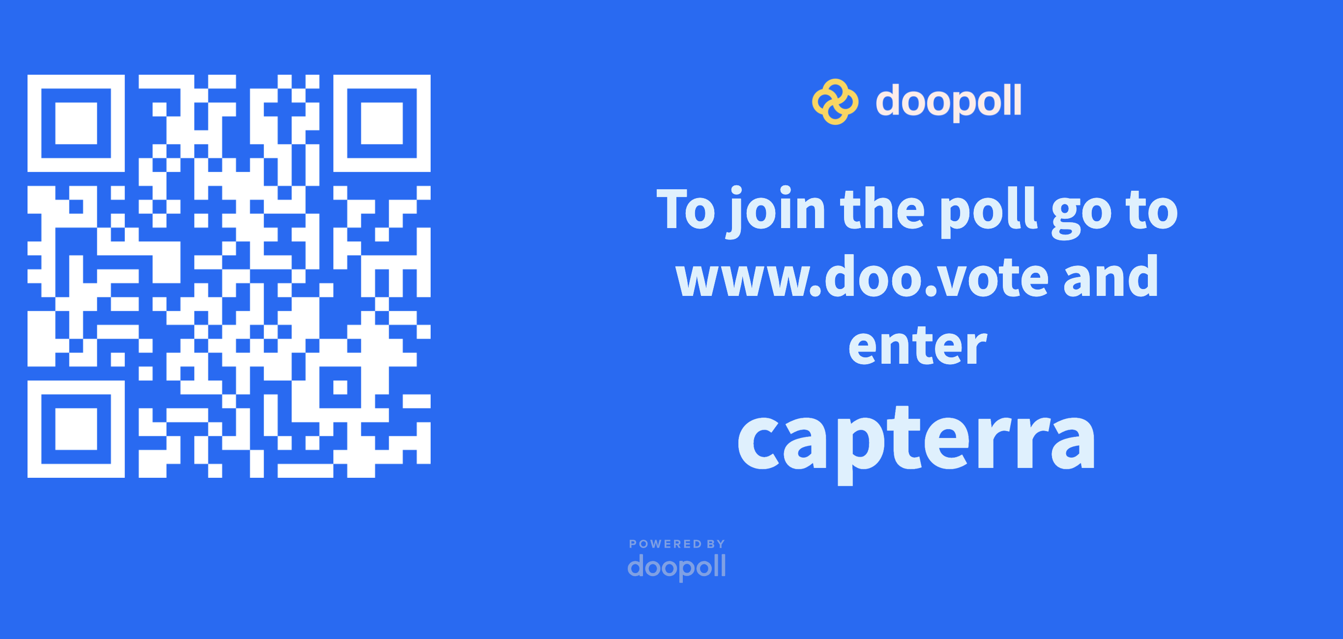 doopoll screenshot: Take a survey to try us out