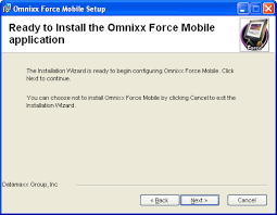 Omnixx Enterprise mobile application