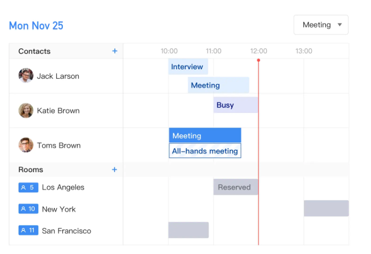 Lark Software - Lark meeting scheduling