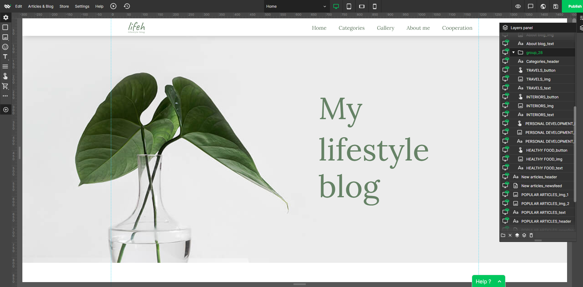 WebWave screenshot: WebWave built-in image editor