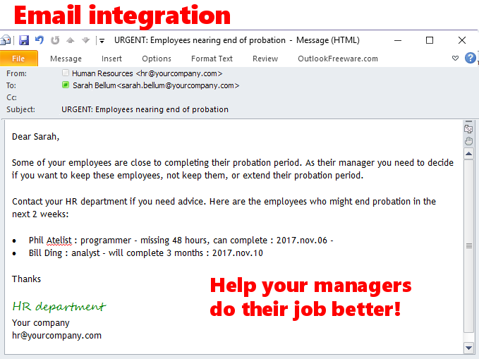 Umana Software - Email integration