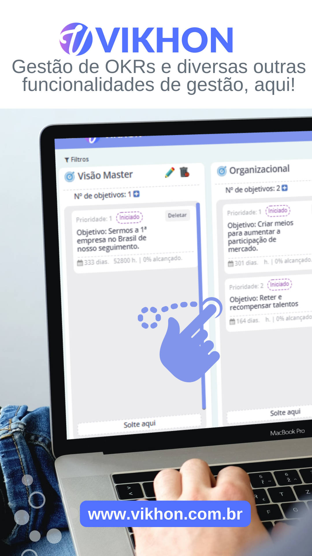 Vikhon screenshot: OKR
