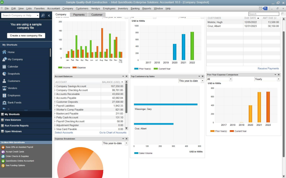 intuit customer management software