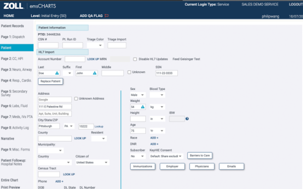 ZOLL emsCharts Reviews, Demo & Pricing - 2022