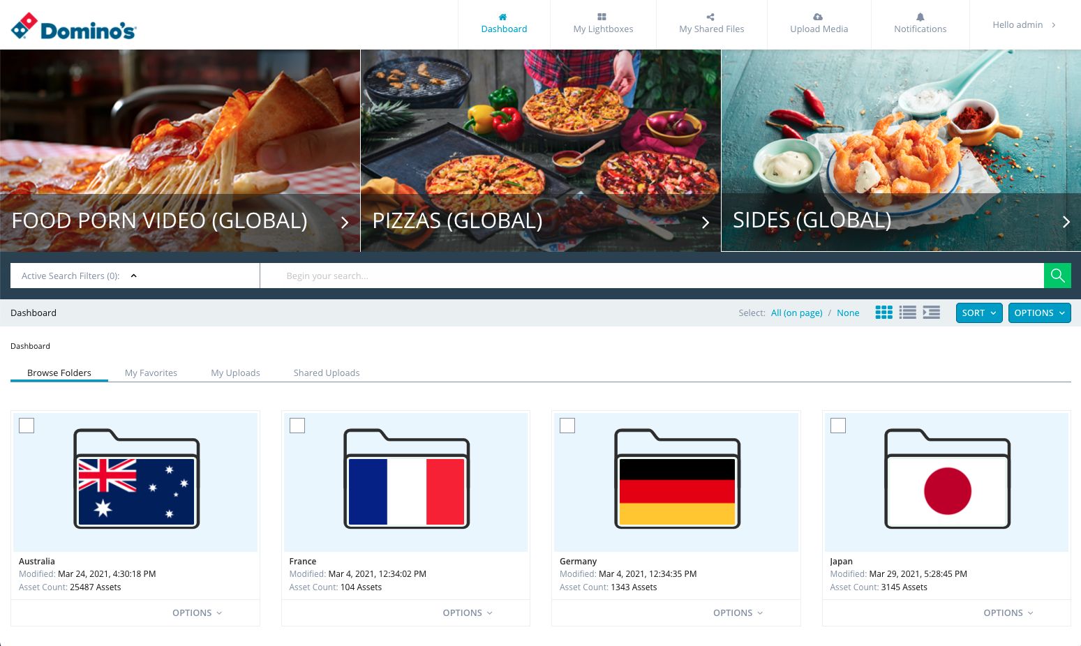 Collaboro screenshot: Collaboro's user-friendly interface makes it easy to find, share, store, re-purpose and use digital assets - in one place.