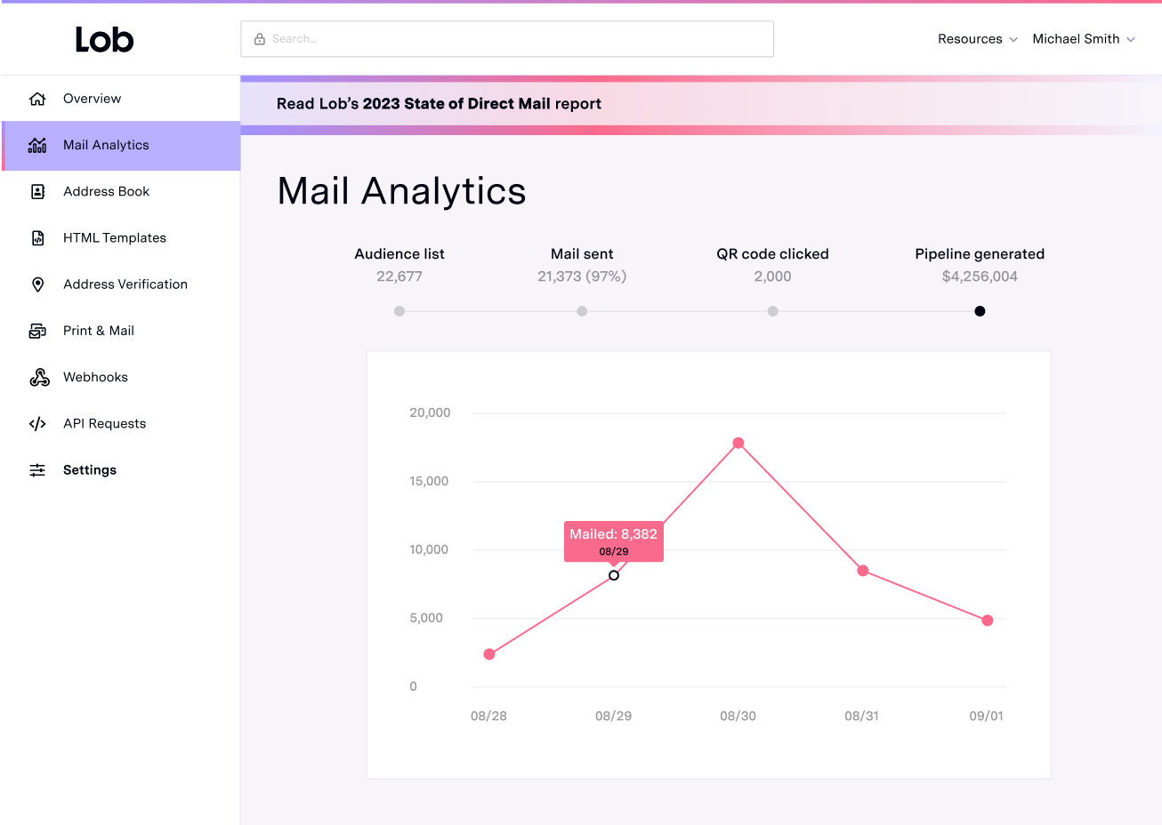 Measure and manage your direct mail campaigns with integrated, enterprise-strength analytics Use QR codes and PURLs to track conversions Integrate with Salesforce and other CRM tools to easily measure attribution