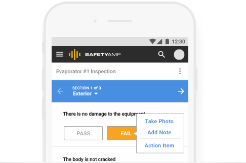 SafetyAmp Software - Identify hazards and issues