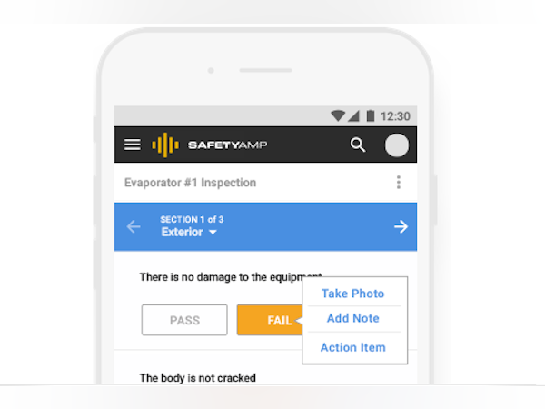 SafetyAmp Software - Identify hazards and issues